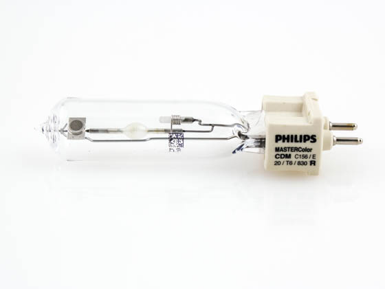 Philips Lighting 410472 CDM20/T/830 Elite Philips 20W T6 Soft White Metal Halide Single Ended Bulb