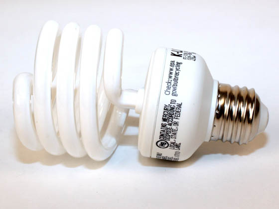 K-Lite K1991 23W/2700K Spiral PROMO OVER 100 Watt Incandescent Equivalent, 23 Watt, 120 Volt Warm White Spiral CFL Bulb