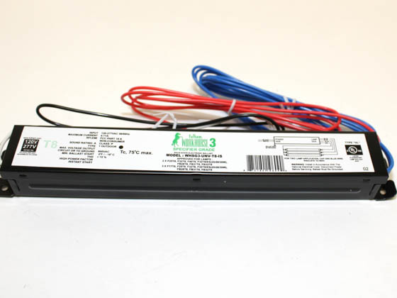 Fulham WHSG3-UNV-T8-IS WorkHorse 3 Specifier Grade Electronic Ballast 120V/277V