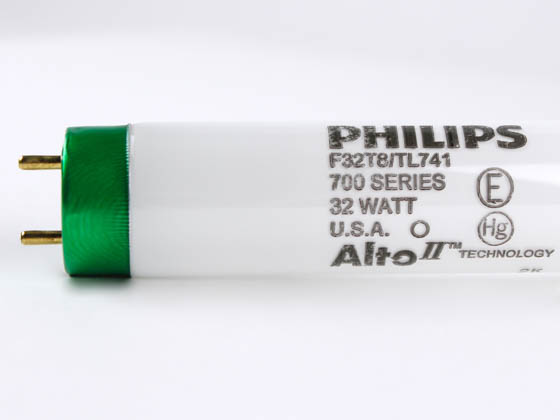Philips Lighting 383513 F32T8/TL741/10PK Philips 32 Watt, 48 Inch T8 Cool White Fluorescent Bulb