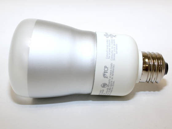 TCP TEC4R2014TD-50K 4R2014TD (5000K, Dimmable) 50 Watt Incandescent Equivalent, Dimmable 14 Watt, R20 Bright White Compact Fluorescent Medium Base Bulb