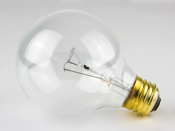 Bulbrite B331060 60G25CL3 (130V) 60 Watt, 130 Volt G25 Clear Globe Bulb