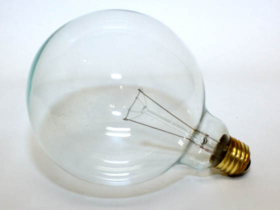 Bulbrite 351100 100G40CL 100W 125V G40 Clear Globe Bulb, E26 Base
