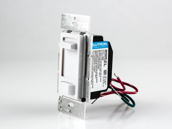 Lutron Electronics CTCL-153P-WH Lutron Skylark Contour 150W, 120V LED/CFL 3-Way Slide Dimmer, White