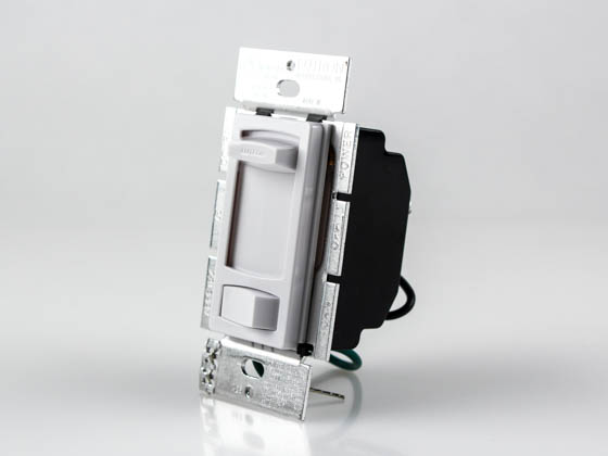 Lutron Electronics CT-600P-WH Lutron Skylark Contour 600W, 120V Incandescent/Halogen Single Pole Slide Dimmer, White