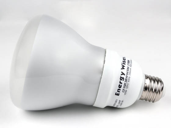 Bulbrite B514215 CF15R30WW/DM 65 Watt Incandescent Equivalent, 15 Watt, 120 Volt R30 Warm White Dimmable Reflector CFL Bulb.