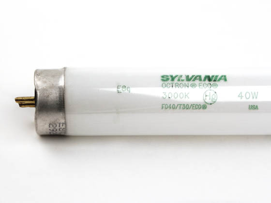 Sylvania F040/730/SY-PSG 22102 F040/730/SY-PSG 40 Watt, 60 Inch T8 Warm White Safety Coated Fluorescent Bulb