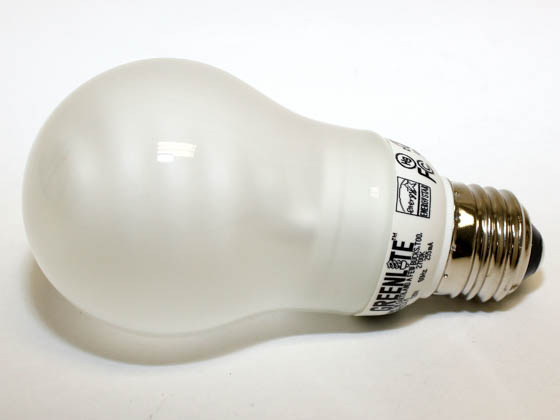 Greenlite Corp. G361387 14W/ELX/2/27K 60 Watt Incandescent Equivalent, 14 Watt, 120 Volt A-Style CFL Bulb