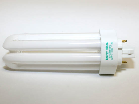 Bulbrite 524352 CF32T841/E 32W 4 Pin GX24q3 Cool White Triple Twin Tube CFL Bulb