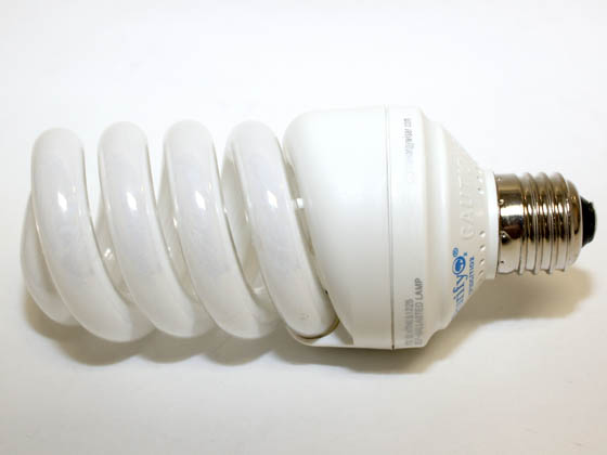 Bulbrite 509425 CF25C/TIO2 100 Watt Incandescent Equivalent, 25 Watt, 120 Volt Warm White Odor Eliminating Spiral CFL Bulb