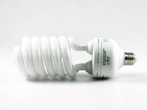 Bulbrite 509555 CF55C/WW 55W 120V Warm White Spiral CFL Bulb, E26 Base