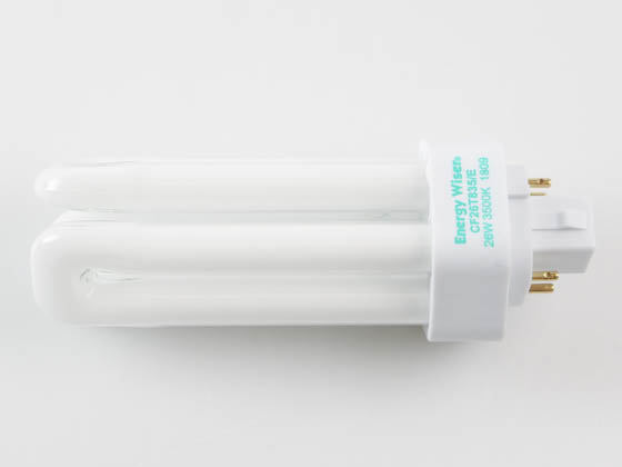 Bulbrite 524336 CF26T835/E 26 Watt 4-Pin Neutral White Triple Twin Tube CFL Bulb