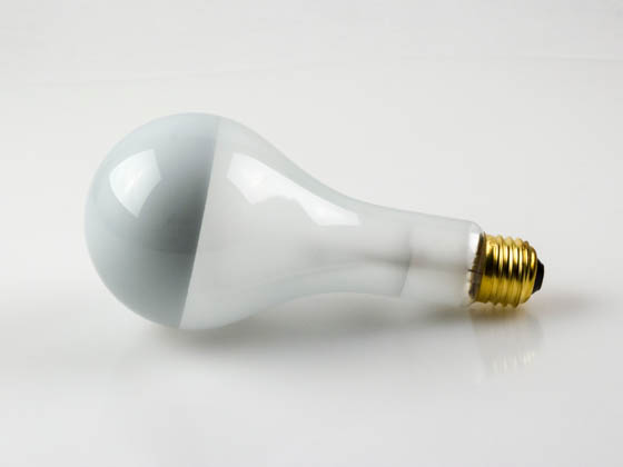 Bulbrite 717150 150PS25F/SB 150W 120V PS25 Half Silver E26 Base
