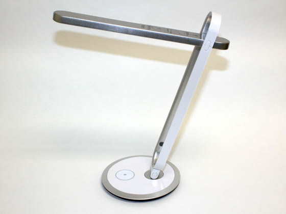 Bulbrite 870212 LED/SWYVEL/W Dimmable LED Desk Lamp with USB Port, White Finish