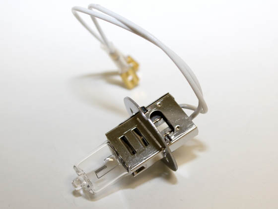 Narva 6133LL 6.6 Amp, 45 Watt Prefocus Halogen Airfield Lamp with Pk30d Base and MALE Cable Connectors