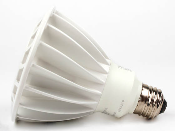 TCP LED14E26P3027KFL 75 Watt Equivalent, 14 Watt, 120 Volt DIMMABLE 25,000-Hr 2700K Warm White LED PAR30/L Bulb