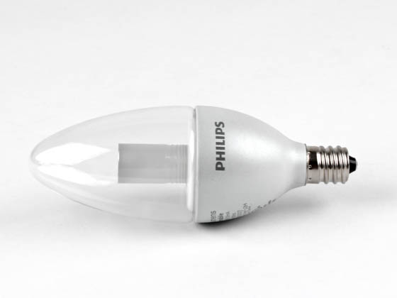 Philips Lighting 420414 3B11/END/2700-E12 DIM 8/1 Philips 25W Incandescent Equivalent, Dimmable, 25,000 Hour,  3 Watt, 120 Volt Warm White LED Decorative Bulb