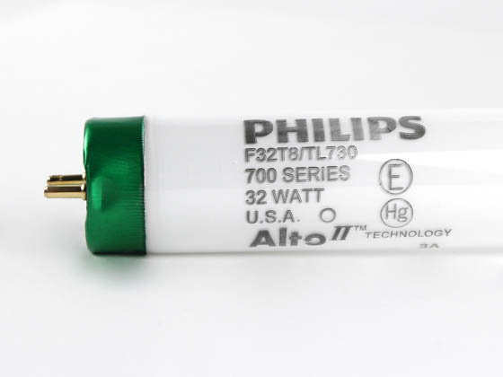 Philips Lighting 281626 F32T8/TL730/ALTO 32W Philips 32 Watt, 48 Inch T8 Warm White Fluorescent Bulb