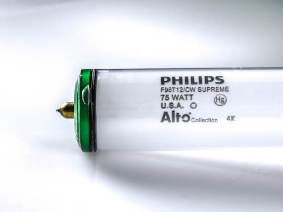 Philips Lighting 423194 (Safety) F96T12/CWSupreme/ALTO (SAFETY) Philips 75 Watt, 96 Inch T12 Cool White Safety Coated Fluorescent Bulb