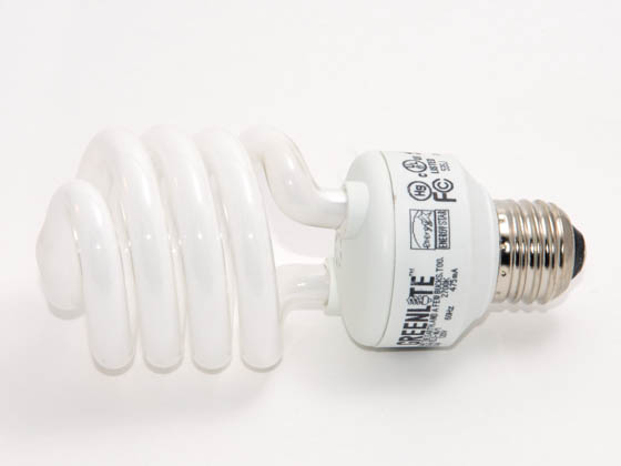Greenlite Corp. 385222 26W/ELS-U/27K Greenlite 26W Warm White Spiral CFL Bulb, E26 Base