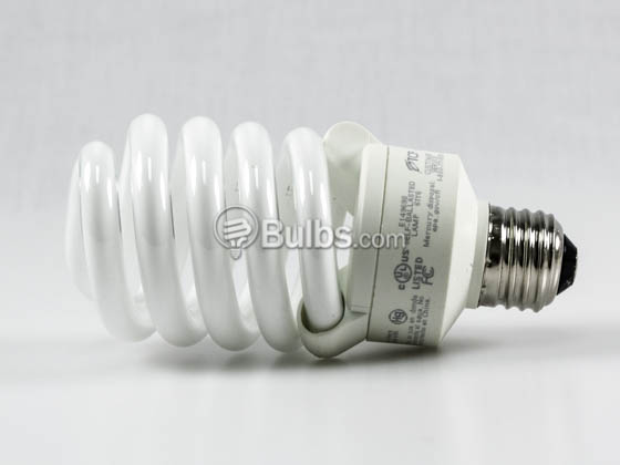 TCP 48927-50K 48927 (5000K) 27W Long Life Bright White Spiral CFL Bulb, E26 Base