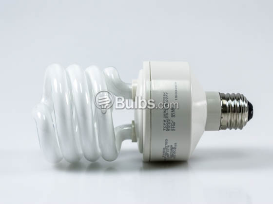 TCP 28927277-51K 27W/5100K Spiral (277V) 27W 277V Bright White Spiral CFL Bulb, E26 Base