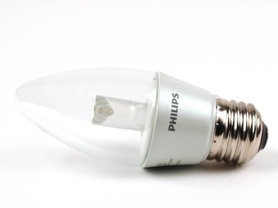 Philips Lighting 427815 3.5B12/END/2700-E26 DIM 8/1 Philips 25W Incandescent Equivalent, Dimmable, 25,000 Hour,  3.5 Watt, 120 Volt Warm White LED Decorative Bulb