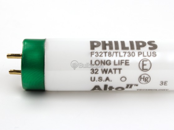 Philips Lighting 281824 F32T8/TL730/PLUS/ALTO 32W Disc use 281659 Philips 32 Watt, 48 Inch Long Life T8 Warm White Fluorescent Bulb