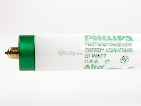 Philips Lighting 164574 F96T8/ADV850/XEW/ALTO 51W Philips 51W 96in T8 Bright White Long Life Fluorescent Tube
