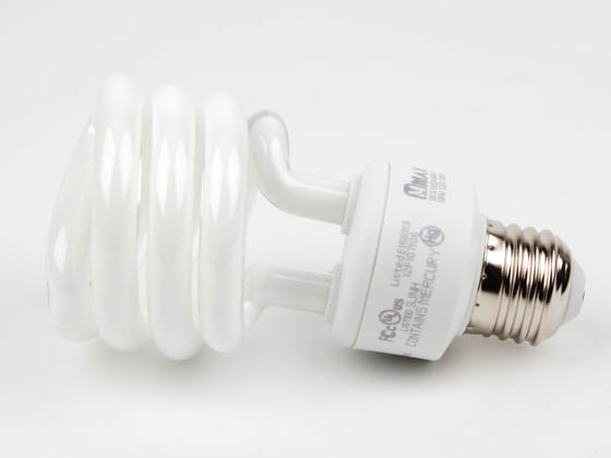MaxLite M71031 SKS18EAWW 18W Warm White Spiral CFL Bulb, E26 Base