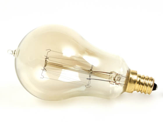 Bulbrite B132515 NOS25A15/SQ/E12 25W 120V A15 Nostalgic Decorative Bulb, E12 Base