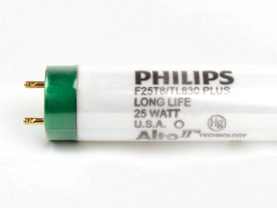 Glass Surface Systems 280974 (Safety) F25T8/TL830Plus 25 Watt, 36" T8 Soft White Safety Coated Fluorescent Bulb