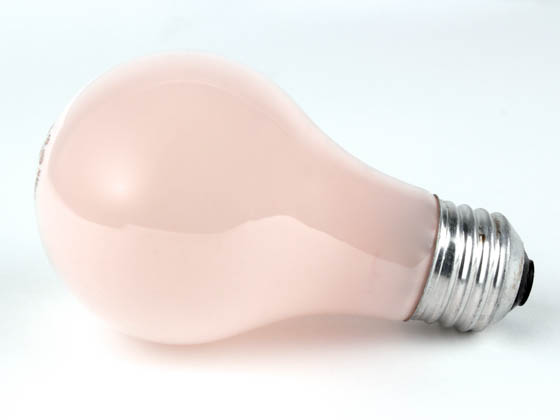 Sylvania SYL10576 60A/STP/PK (Soft Pink) 60 Watt, 120 Volt A19 Pink Bulb