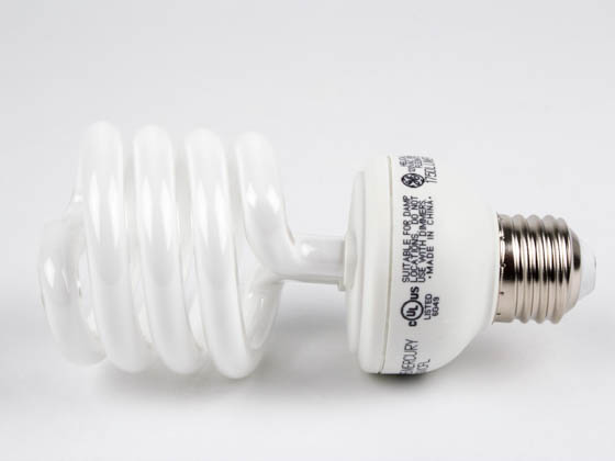 GE GE47709 FLE26HT3/6PK 100W Incandescent Equivalent, ENERGY STAR Qualified.  26 Watt, 120 Volt Warm White CFL Bulb. Sold in 6-Packs, Priced Per Bulb.