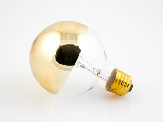 Bulbrite 712424 40G25HG 40W 120V G25 Half Gold Globe Bulb, E26 Base
