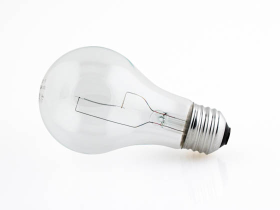 Sylvania 10553 60A/CL (120V) 60 Watt, 120 Volt A19 Clear Bulb