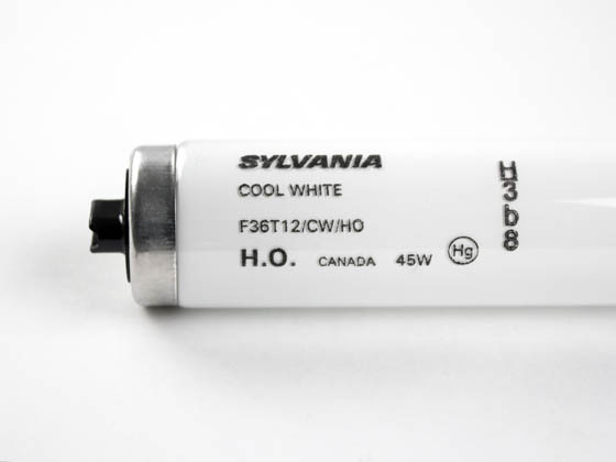 Sylvania 25333 F36T12/CW/HO 45W 36in T12 HO Cool White Fluorescent Tube