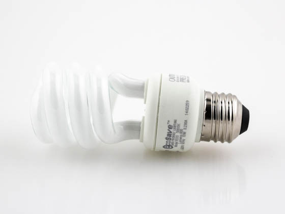 TCP 252207 1ES13DLB3 60 Watt Incandescent Equivalent, 13 Watt, 120 Volt Bright White Spiral CFL Bulb