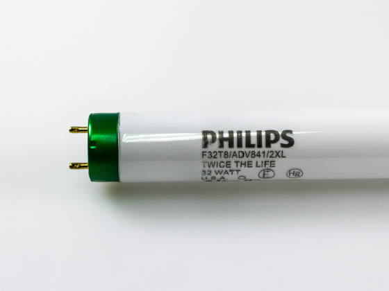 Philips Lighting 434068 F32T8/ADV841/2XL/ALTO II 32W Philips 32W 48in T8 Twice-the-life Cool White Fluorescent Tube