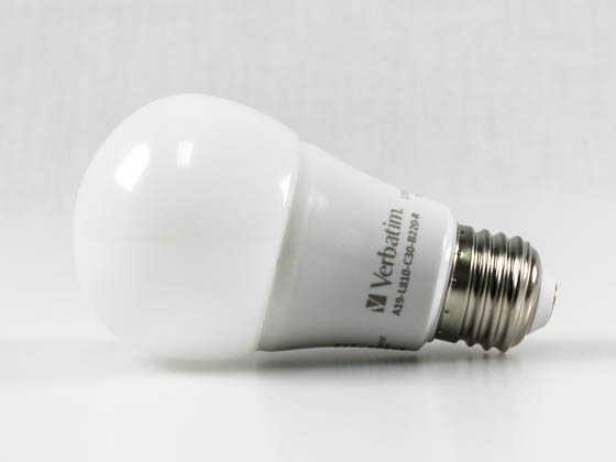 Verbatim Americas LLC 98779 A19-L810-C30-B220-R Verbatim Non-Dimmable 10W 3000K A19 LED Bulb