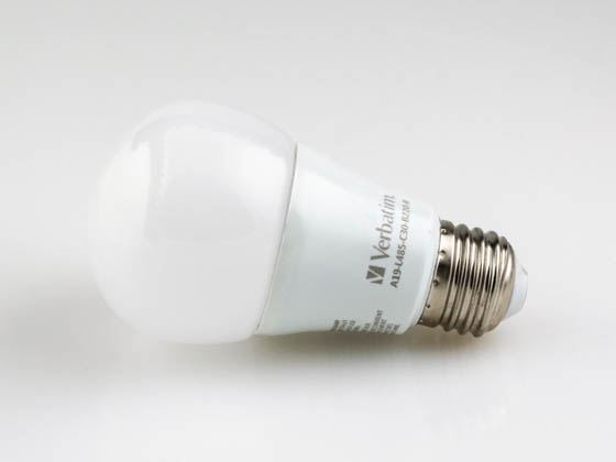 Verbatim Americas LLC 98778 A19-L485-C30-B220-R Verbatim Non-Dimmable 7W 3000K A19 LED Bulb