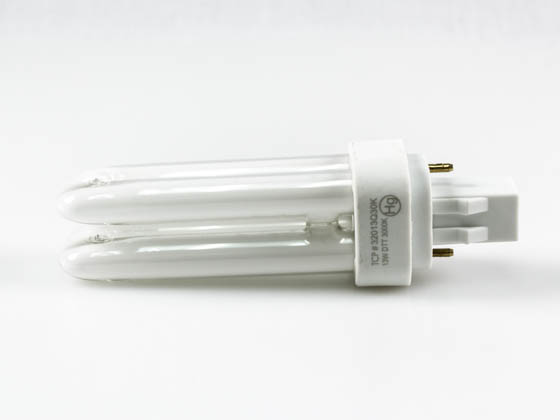 TCP 32013Q30K 13W 2 Pin Soft White Quad Double Twin Tube CFL Bulb