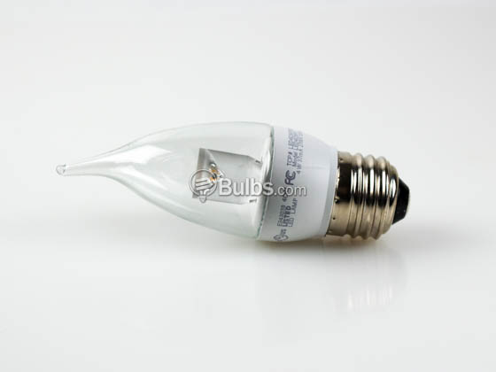 TCP LED4E26F1127K Dimmable 4W Clear Decorative LED Bulb, E26 Base