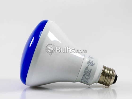 TCP LED12BR30DBL 85 Watt Equivalent, 12 Watt, 120 Volt Dimmable 25,000-Hr Blue LED BR30 Bulb