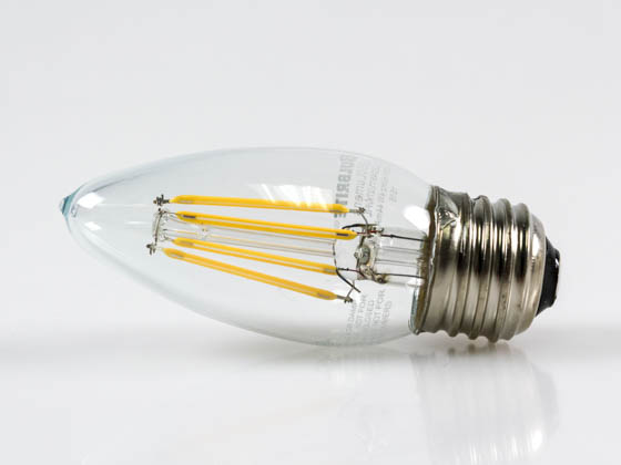 Bulbrite B776557 LED4B11/27K/FIL Dimmable 4W 2700K Decorative Filament LED Bulb