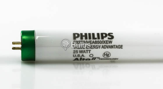 Philips Lighting 424226 F32T8/VEA850/XEW ALTO 25W Philips 25W 48in T8 Long Life Bright White Fluorescent Tube