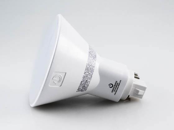 Green Creative 97673 11PLVG4/850/DIR 11W 4 Pin Vertical 5000K G24q LED Bulb, uses Ballast