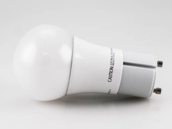 TCP LED10A19GUDOD30K Dimmable 10W 3000K A19 LED Bulb, GU24 Base, Enclosed Fixture Rated
