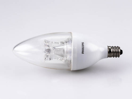 Philips Lighting 457234 2.7B12/LED/827-22/E12/DIM 120V Philips Dimmable 3.5W 2700K to 2200K Decorative LED Bulb