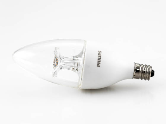 Philips Lighting 458729 4.5B11/LED/827/E12/ND 120V Philips 40W Incandescent Equiv., DiamondSpark, Non-Dimmable, 4.5 Watt, 120 Volt 2700K Warm White LED Decorative Bulb